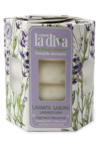 La Diva lavender soap 4x45g