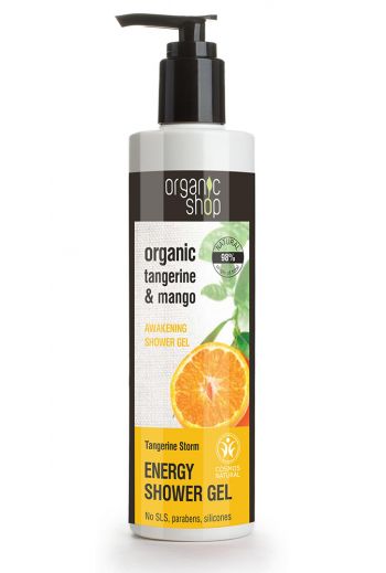 Energy Awakening Shower Gel Tangerine&Mango 280ml / Organic Shop