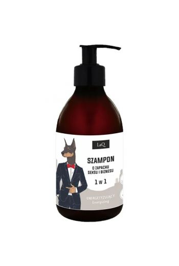 LaQ Doberman hair shampoo for men /Szampon dla mężczyzn energetyzujący 300ml doberman 