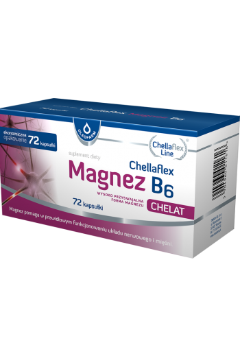 Chellaflex magnesium B6 72 capsules 