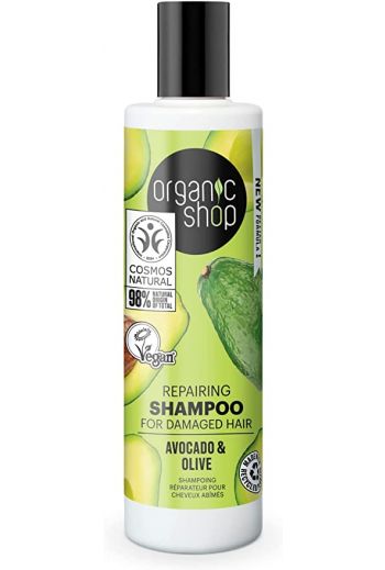 Repairing Shampoo For Damaged Hair Avocado&Olive / Organic Shop