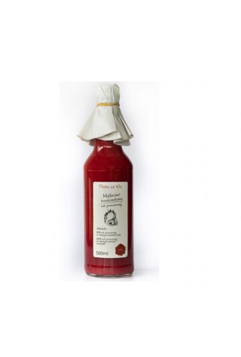 Sok przecierowy malina i truskawka 500ml/ Puree juice raspberry & strawberry
